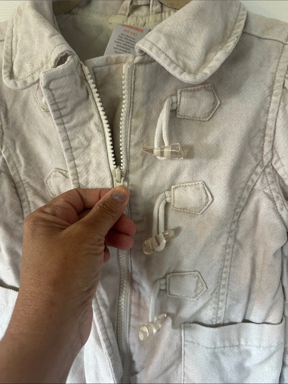 Gymboree Light Beige Toggle Pea Coat